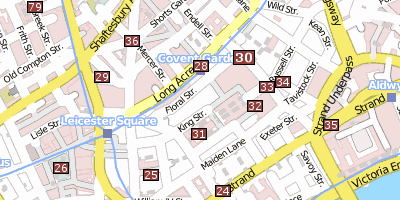 Covent Garden Stadtplan