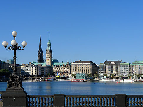 Fotos Laterne und Binnenalster | Hamburg