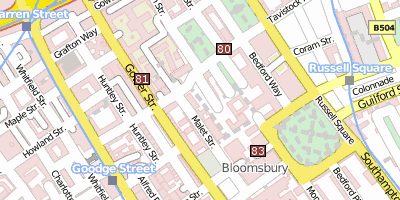 Stadtplan University of London